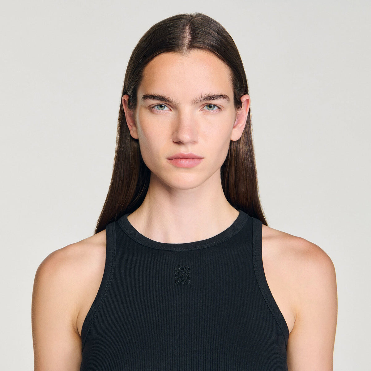 Embroidered vest top | Sandro