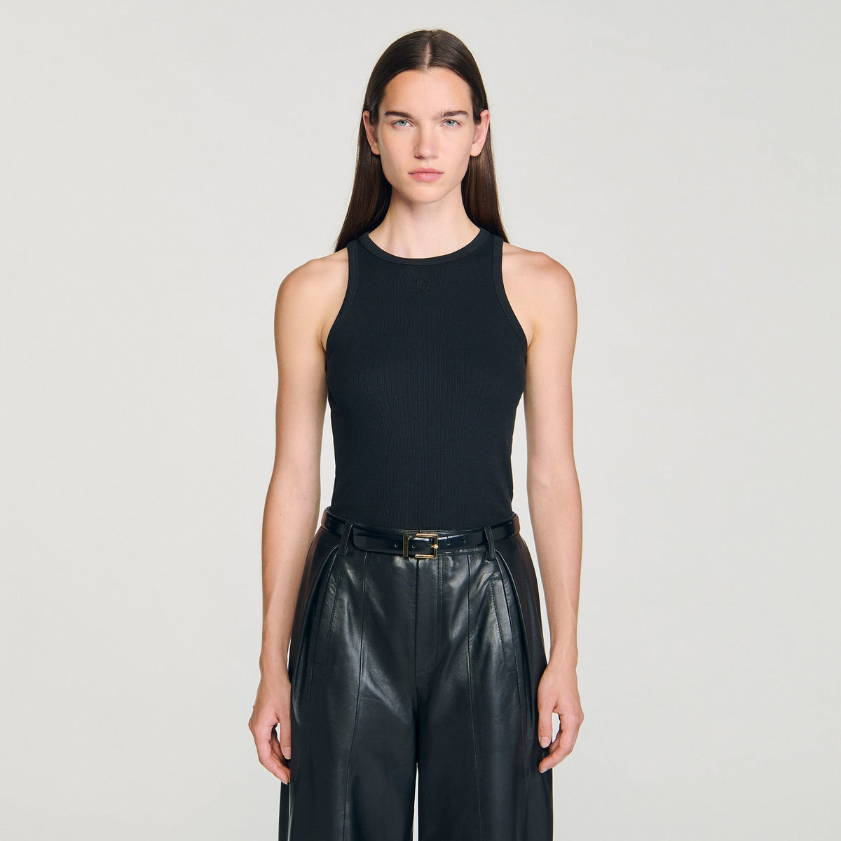 Embroidered vest top | Sandro
