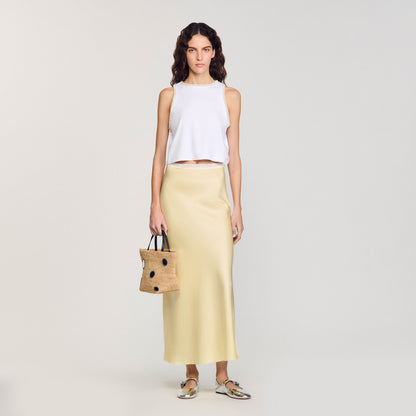 Beaded crop top | Sandro