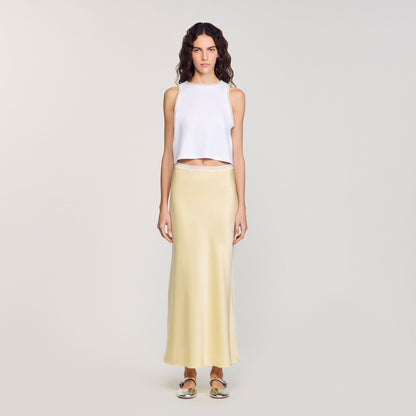 Beaded crop top | Sandro