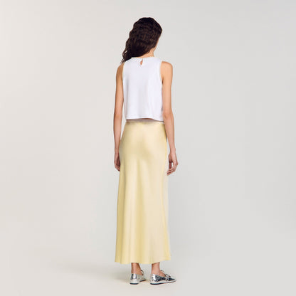 Beaded crop top | Sandro