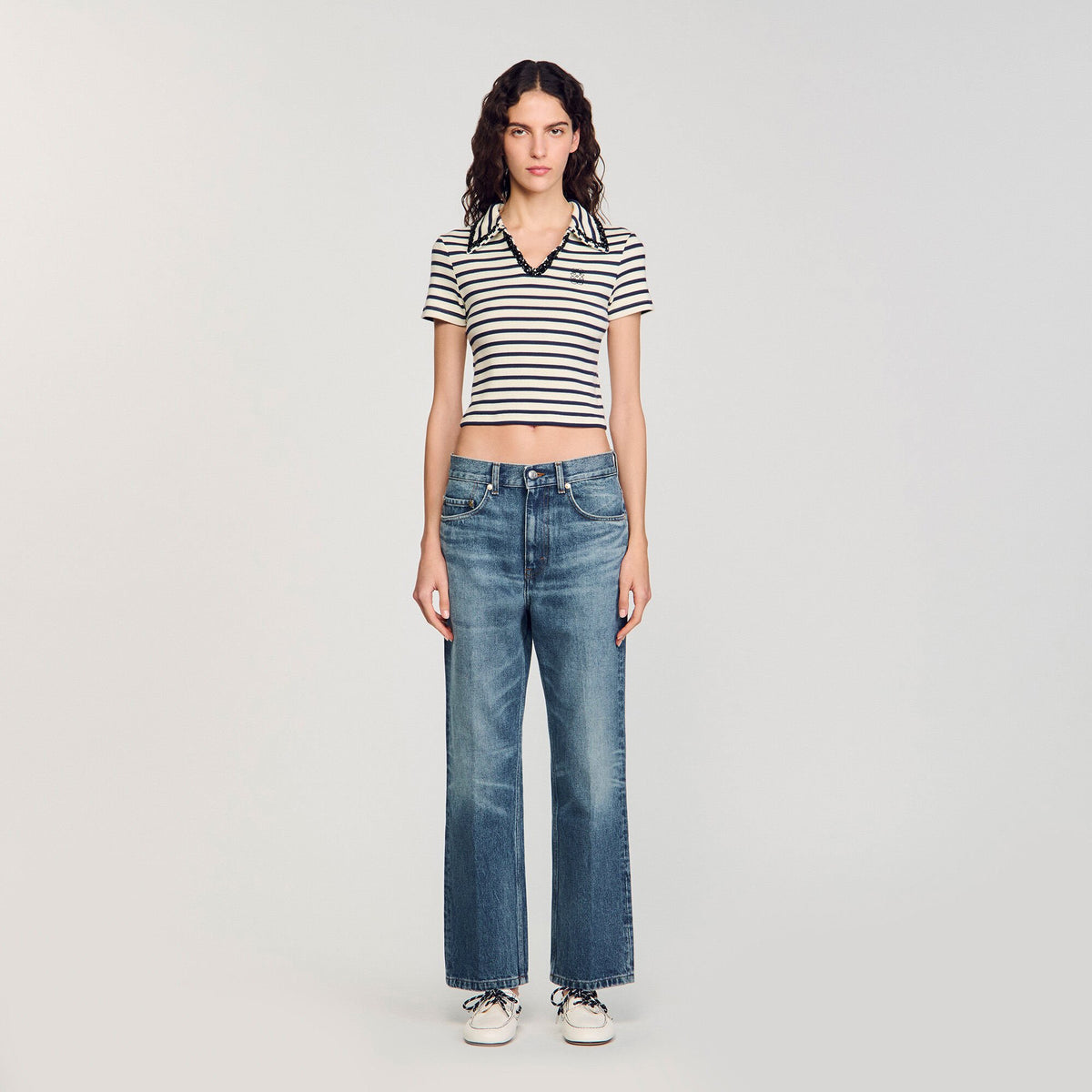 Striped polo shirt | Sandro