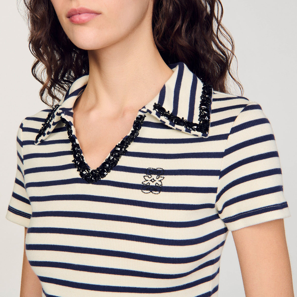 Striped polo shirt | Sandro