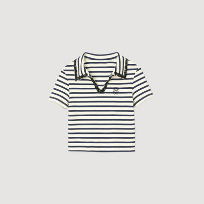 Striped polo shirt | Sandro