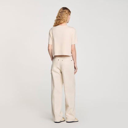T-shirt with rhinestone details | Sandro