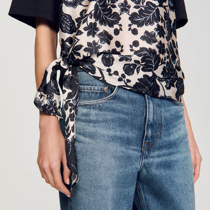 Floral motif T-shirt | Sandro