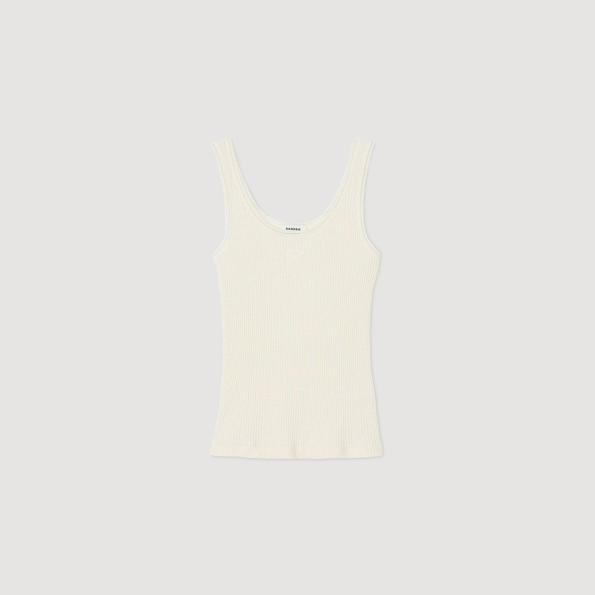 Rib knit vest top | Sandro