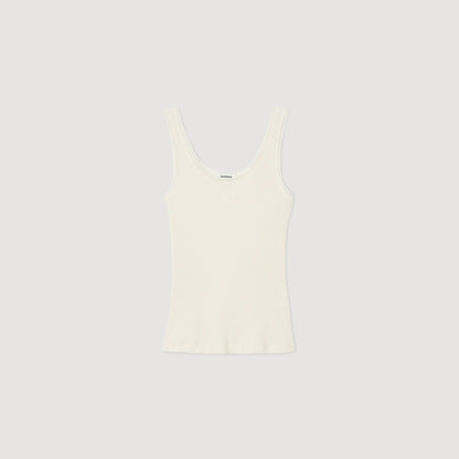 Rib knit vest top | Sandro