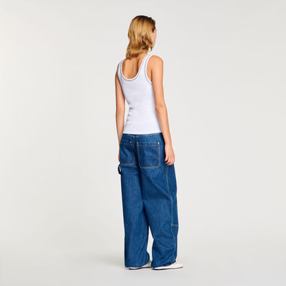 Ribbed vest top | Sandro