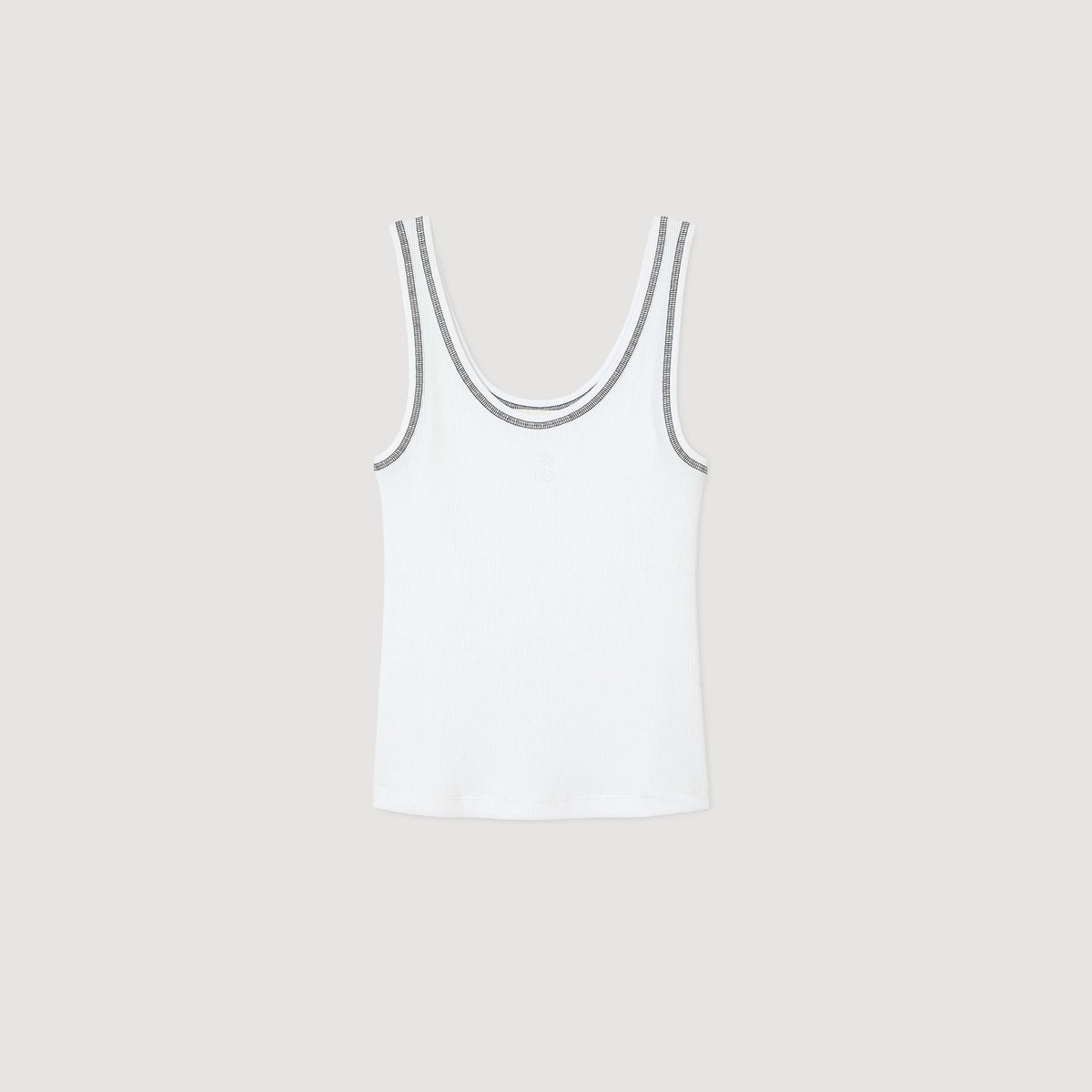 Ribbed vest top | Sandro