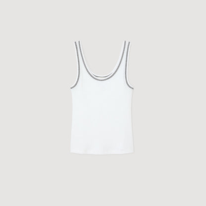 Ribbed vest top | Sandro