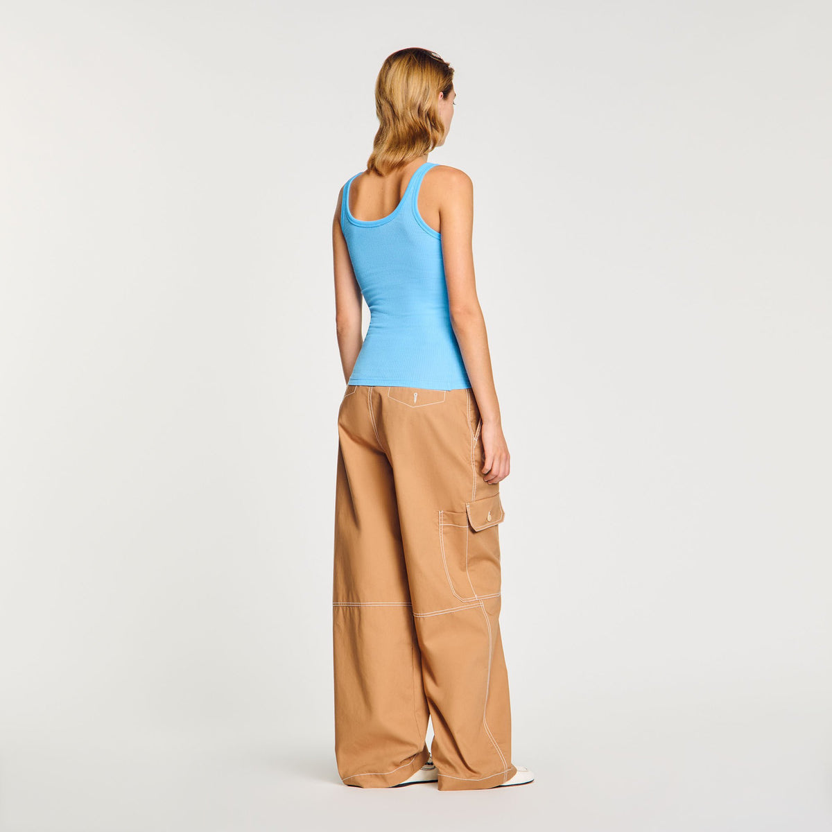 Ribbed vest top | Sandro