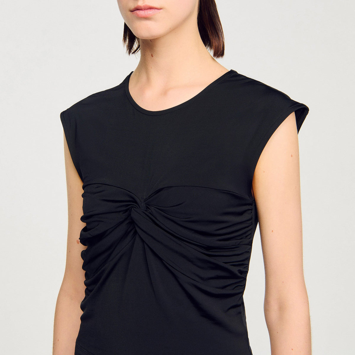Draped T-shirt | Sandro