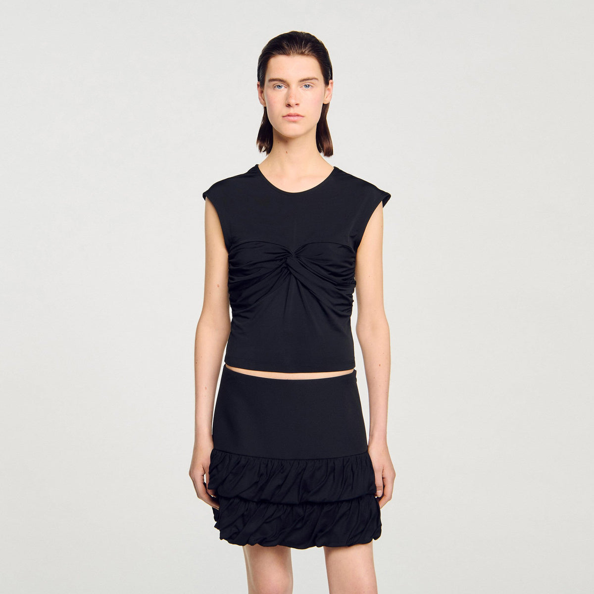 Draped T-shirt | Sandro