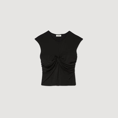 Draped T-shirt | Sandro
