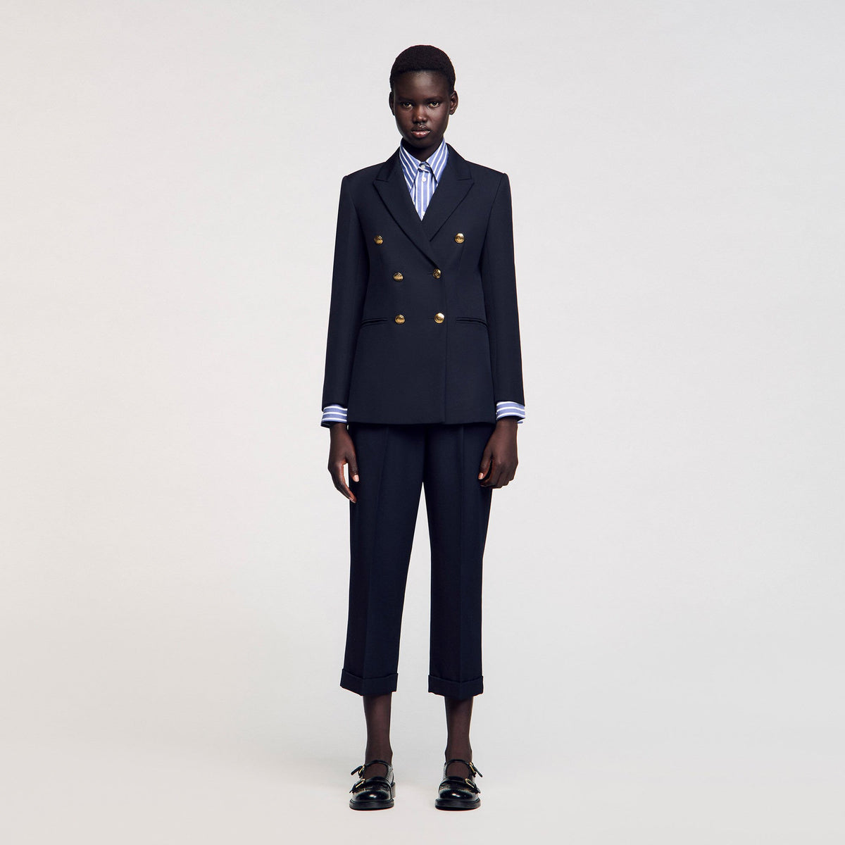 Double-breasted suit jacket | Sandro