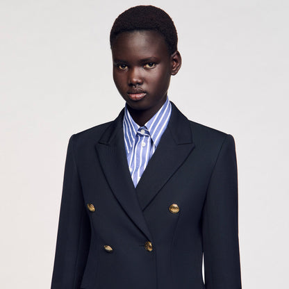 Double-breasted suit jacket | Sandro