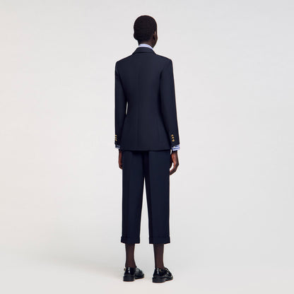 Double-breasted suit jacket | Sandro