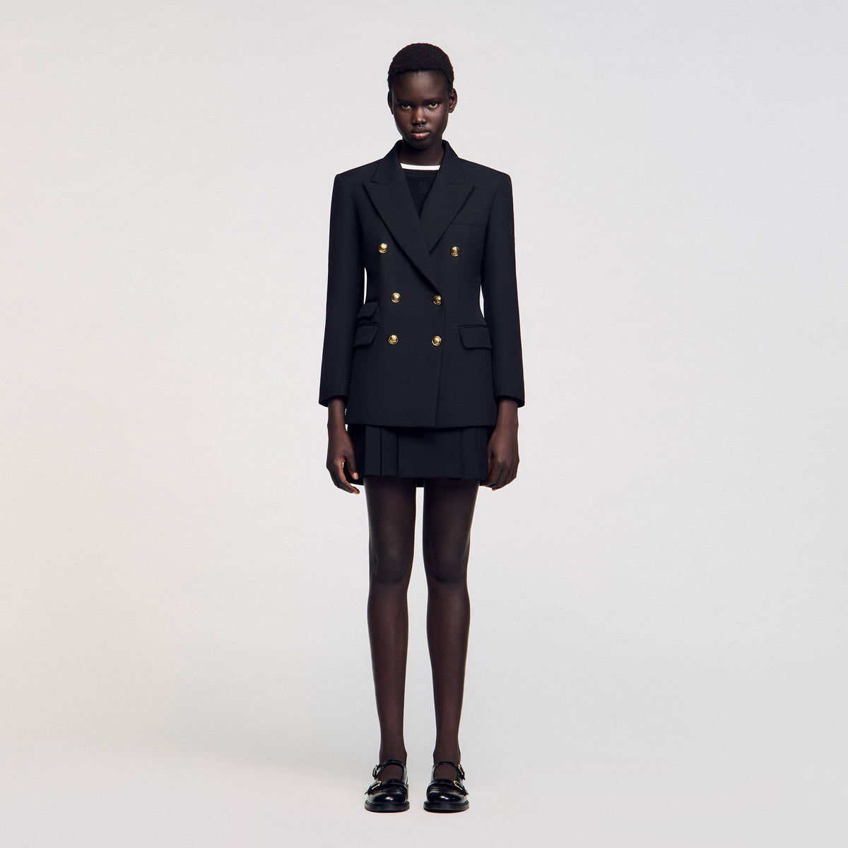 Double-breasted suit jacket | Sandro