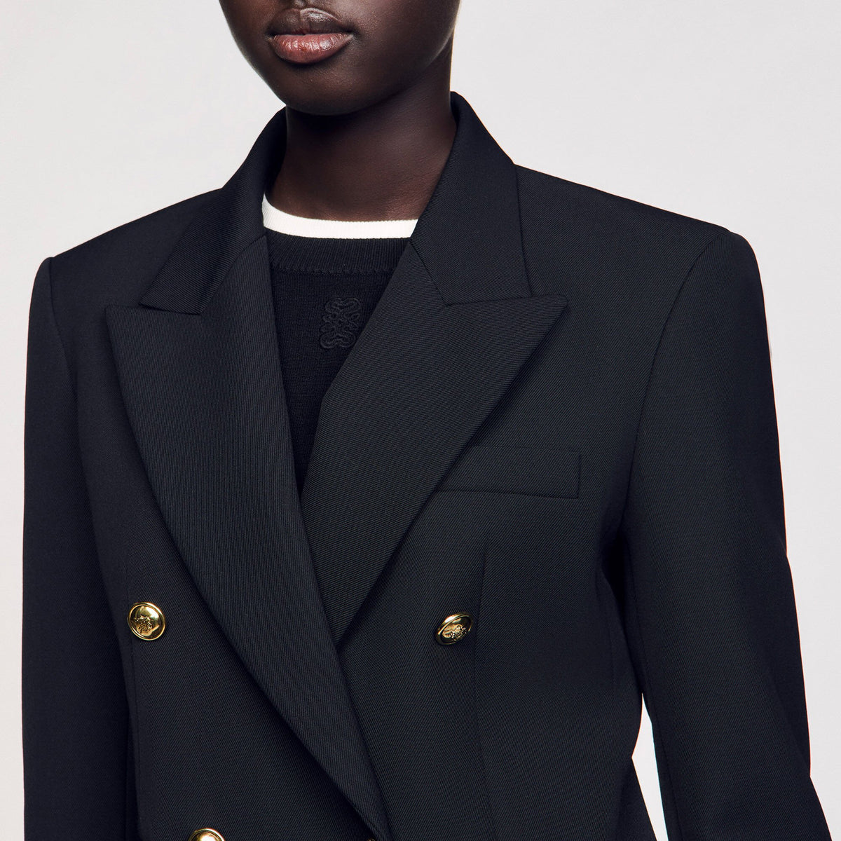 Double-breasted suit jacket | Sandro