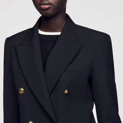 Double-breasted suit jacket | Sandro