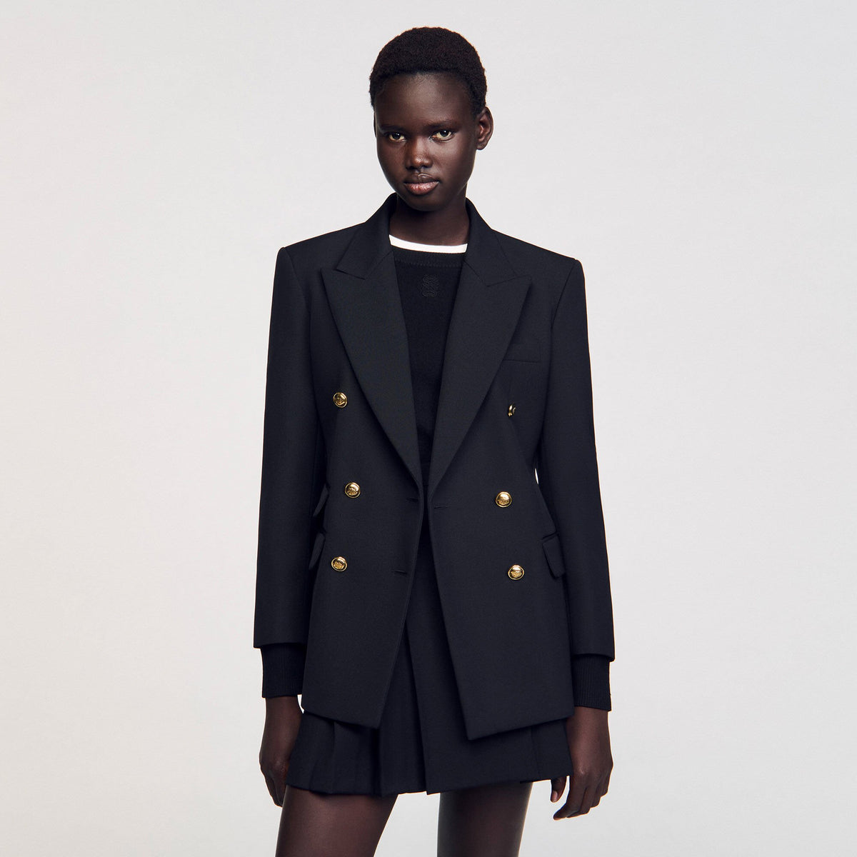 Double-breasted suit jacket | Sandro