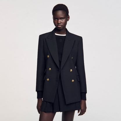 Double-breasted suit jacket | Sandro