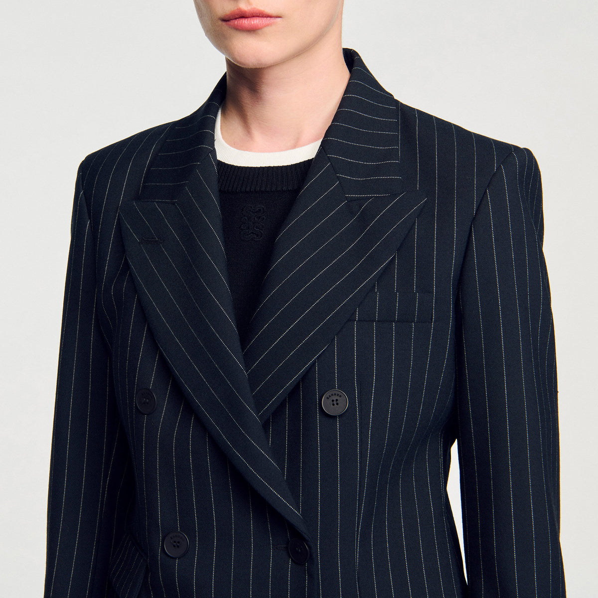 Striped suit jacket | Sandro