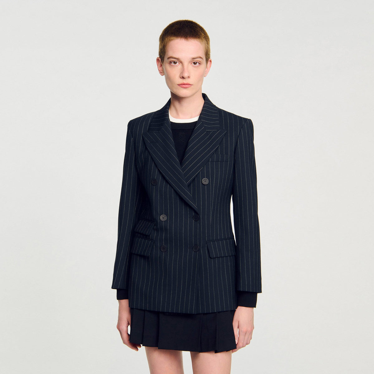 Striped suit jacket | Sandro