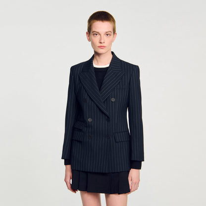 Striped suit jacket | Sandro