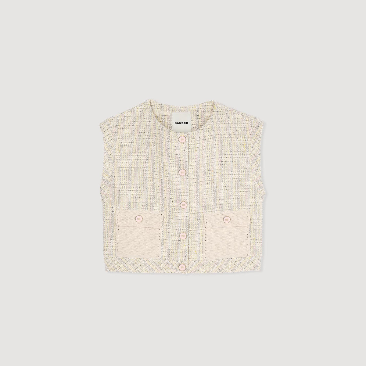 Decorative tweed jacket | Sandro