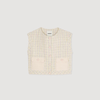 Decorative tweed jacket | Sandro