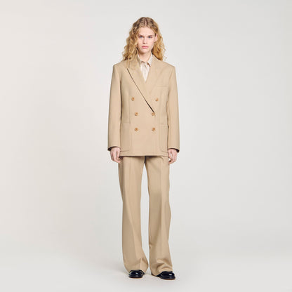 Double-breasted suit jacket | Sandro