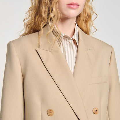 Double-breasted suit jacket | Sandro