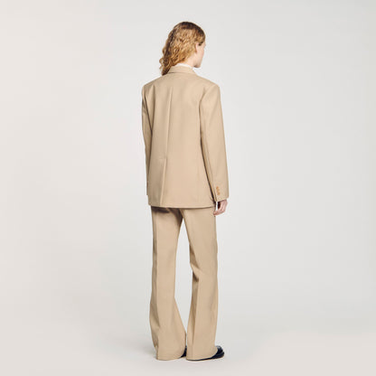 Double-breasted suit jacket | Sandro