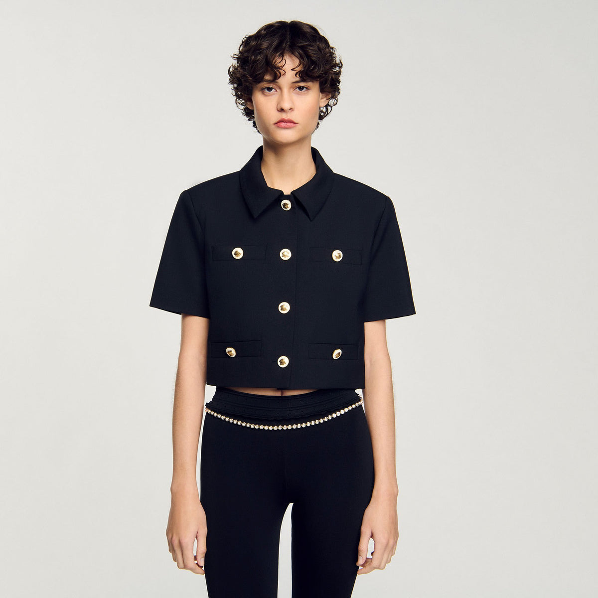 Short-sleeved jacket | Sandro