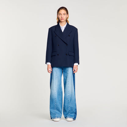 Wool blend suit jacket | Sandro