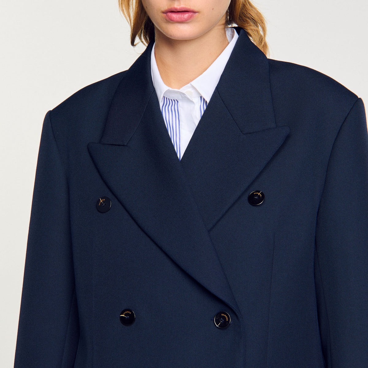 Wool blend suit jacket | Sandro