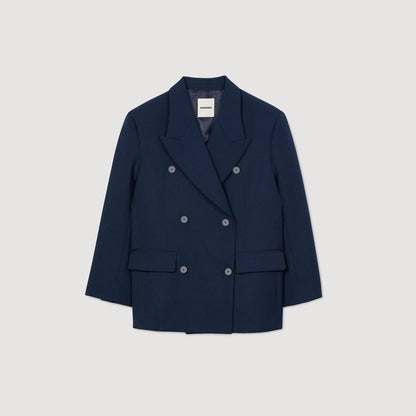 Wool blend suit jacket | Sandro