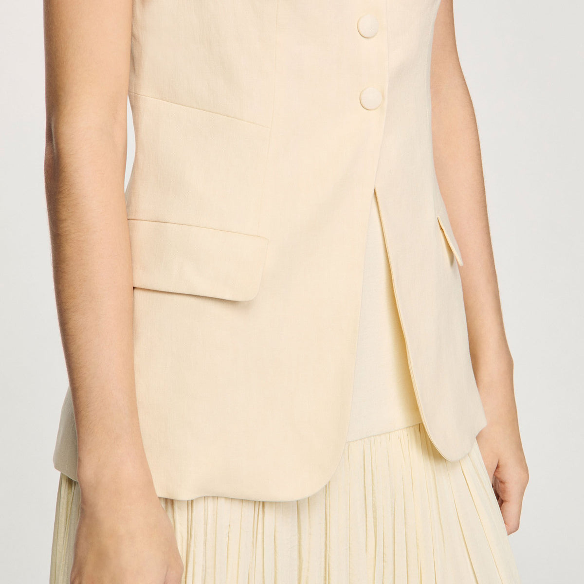 Sleeveless vest | Sandro
