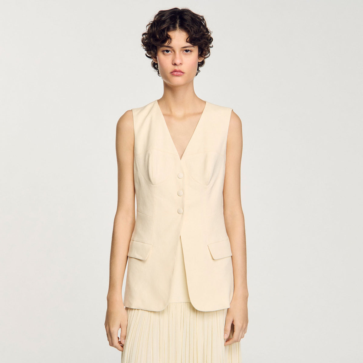 Sleeveless vest | Sandro