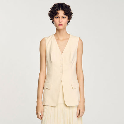 Sleeveless vest | Sandro