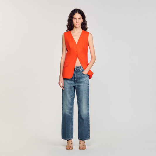 Sleeveless vest | Sandro