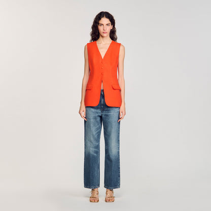 Sleeveless vest | Sandro