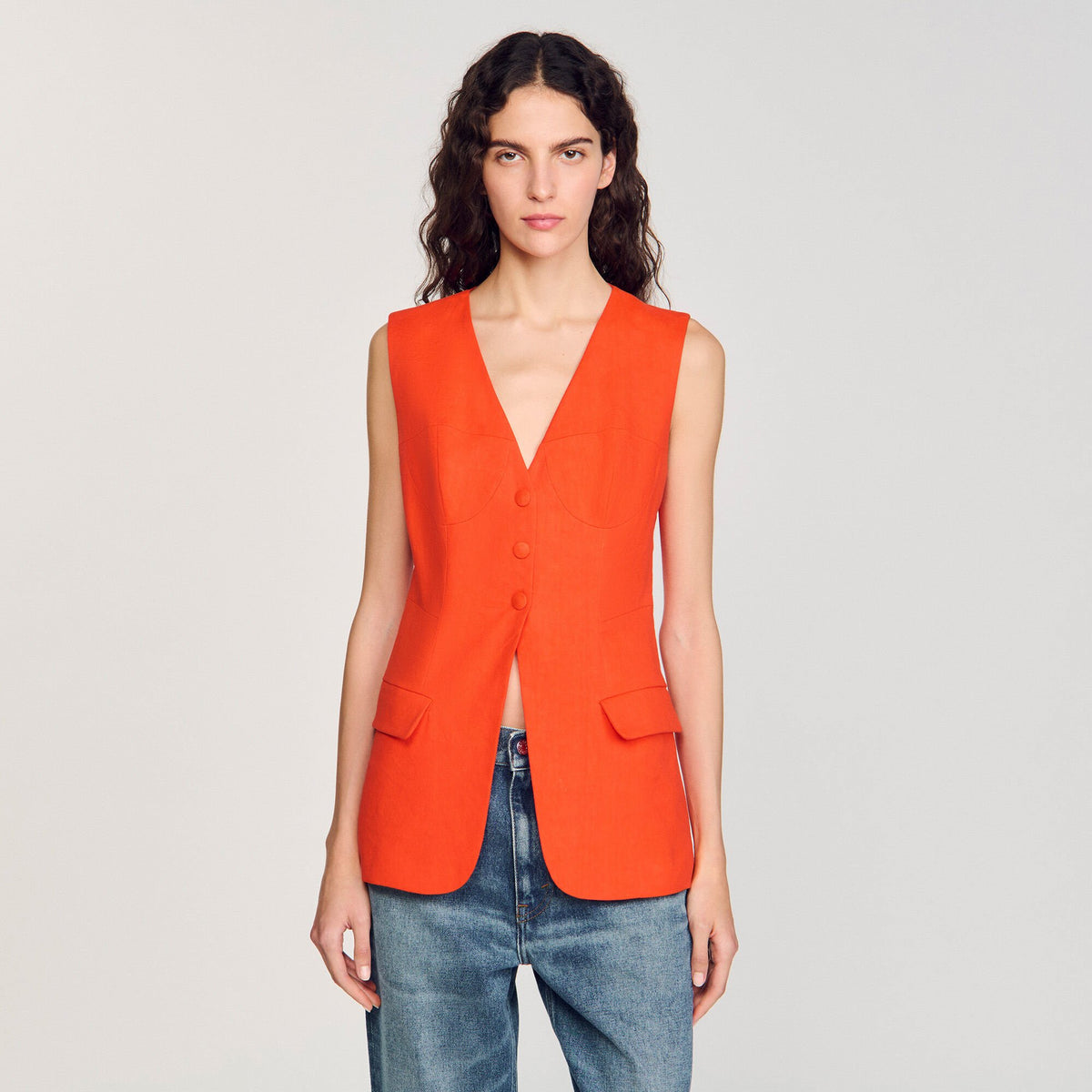 Sleeveless vest | Sandro