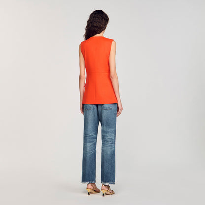 Sleeveless vest | Sandro