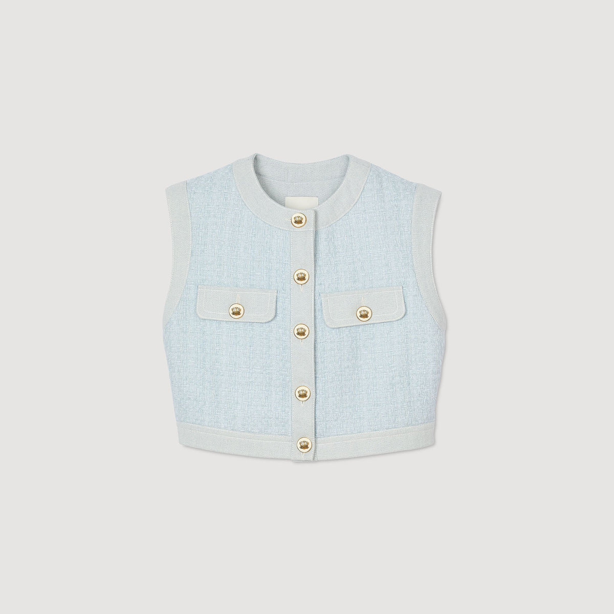 Decorative tweed jacket | Sandro