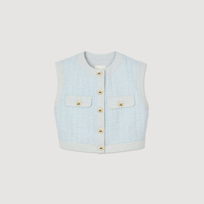 Decorative tweed jacket | Sandro