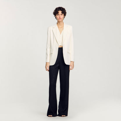 Sequinned suit jacket | Sandro