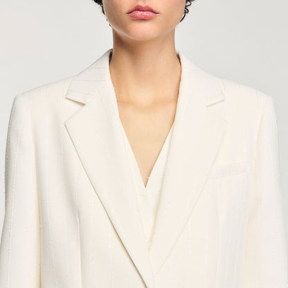 Sequinned suit jacket | Sandro